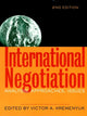 Book cover of: International Negotiation. By: Victor A. Kremenyuk