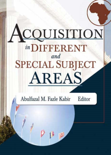 Book cover of: Acquisition in Different and Special Subject Areas