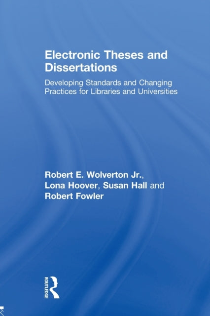 Book cover of: Electronic Theses and Dissertations