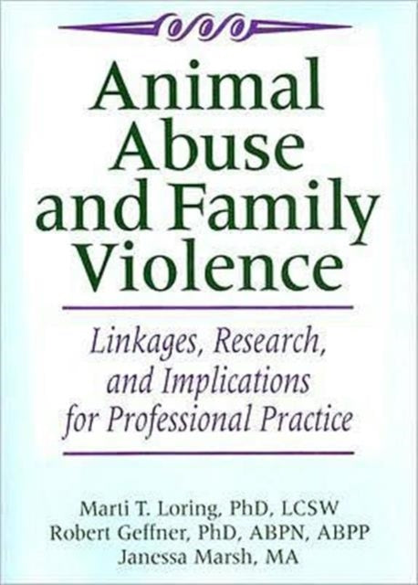 Book cover of: Animal Abuse and Family Violence