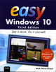 Book cover of: Easy Windows 10. By: Mark Edward Soper