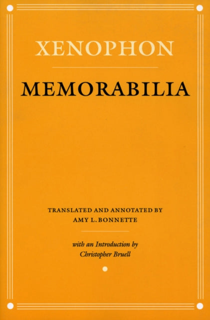 Book cover of: Memorabilia. By: Xenophon