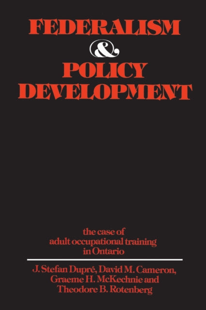 Book cover of: Federalism and Policy Development