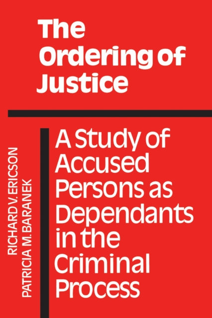 Book cover of: Ordering of Justice