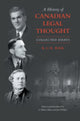 Book cover of: History of Canadian Legal Thought. By: R.C.B. Risk