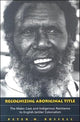 Book cover of: Recognizing Aboriginal Title. By: Peter H. Russell