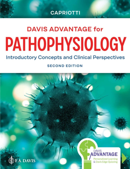 Book cover of: Davis Advantage for Pathophysiology. By: Theresa Capriotti