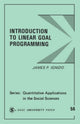 Book cover of: Introduction to Linear Goal Programming