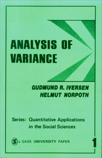 Book cover of: Analysis of Variance
