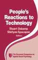 Book cover of: People's Reactions to Technology