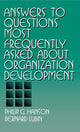Book cover of: Answers to Questions Most Frequently Asked about Organization Development