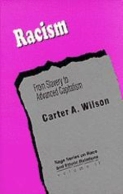 Book cover of: Racism. By: Carter A. Wilson