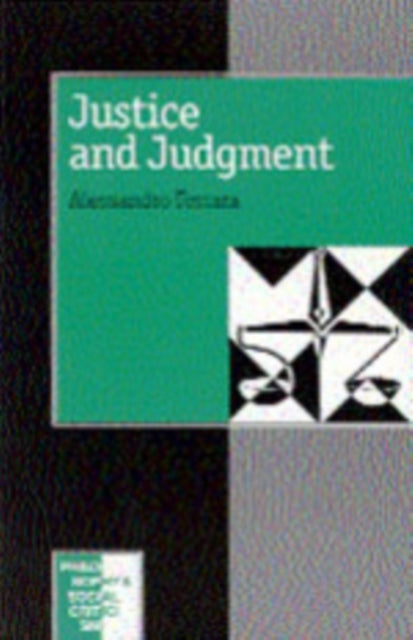 Book cover of: Justice and Judgement. By: Alessandro Ferrara
