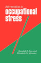 Book cover of: Intervention in Occupational Stress