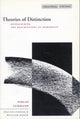 Book cover of: Theories of Distinction. By: Niklas Luhmann