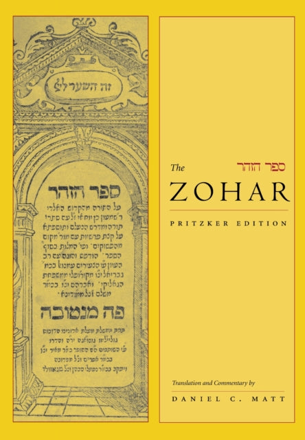 Book cover of: Zohar. By: Daniel Matt
