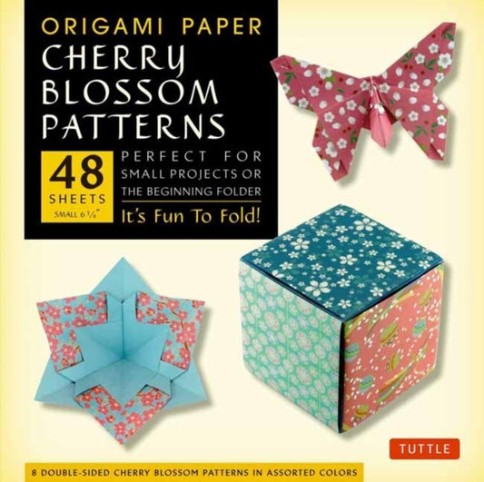 Book cover of: Origami Paper- Cherry Blossom Prints- Small 6 3/4" 48 sheets