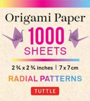 Origami Paper Color Bursts 1,000 sheets 2 3/4 in (7 cm)