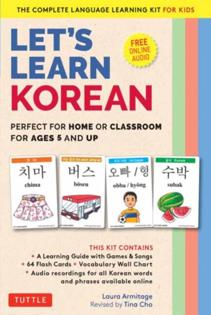 Book cover of: Let's Learn Korean Flash Card Kit. By: Laura Armitage