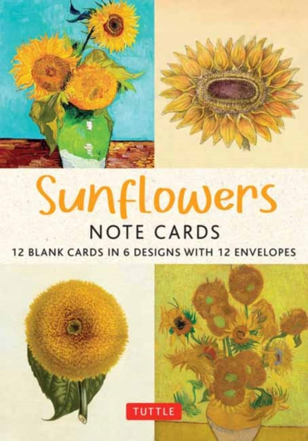 Book cover of: Sunflowers - 12 Blank Note Cards
