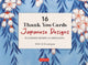 Book cover of: 16 Thank You Cards Japanese Designs