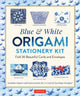Book cover of: Blue & White Origami Stationery Kit