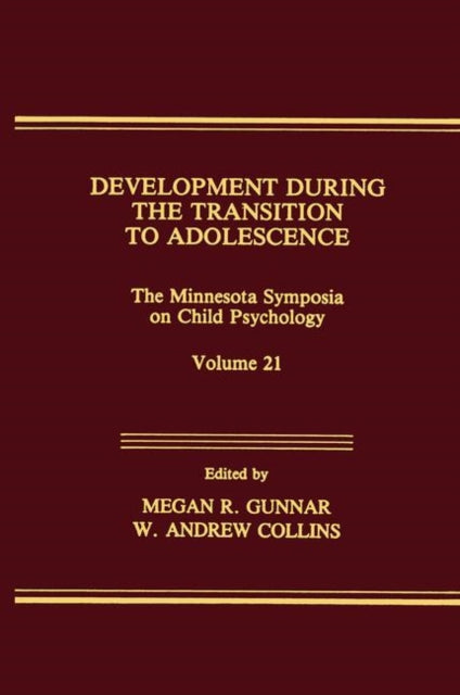 Book cover of: Development During the Transition to Adolescence