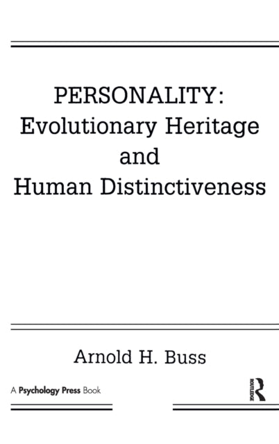Book cover of: Personality: Evolutionary Heritage and Human Distinctiveness