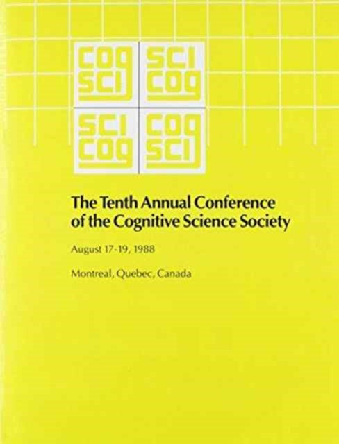 Book cover of: 10th Annual Conference Cognitive Science Society Pod. By: L.E.A.1988