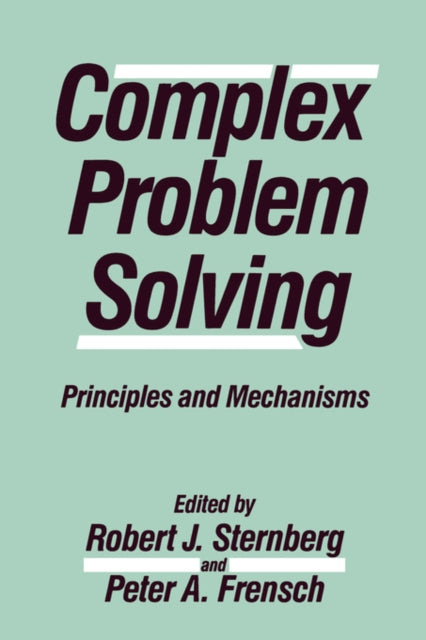 Book cover of: Complex Problem Solving