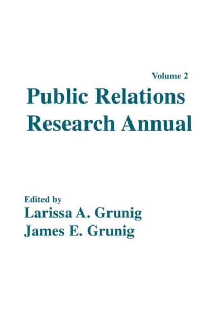 Book cover of: Public Relations Research Annual