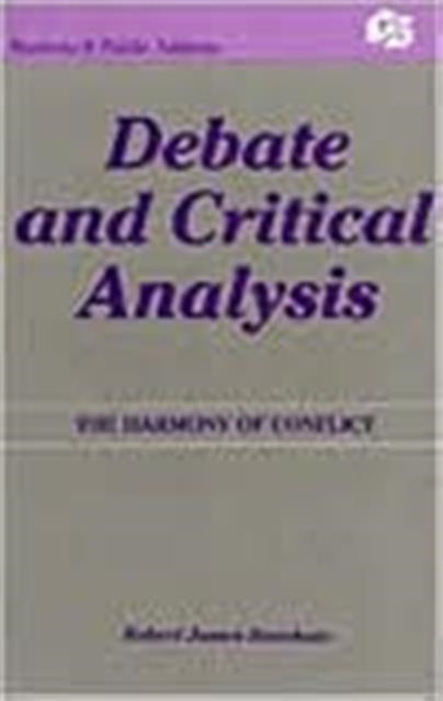 Book cover of: Debate and Critical Analysis