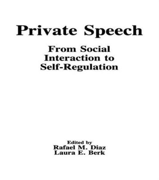 Book cover of: Private Speech