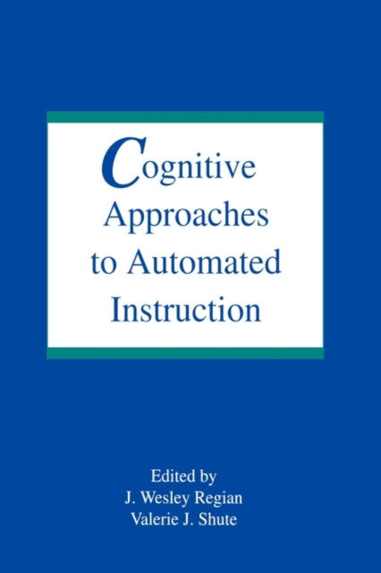 Book cover of: Cognitive Approaches To Automated Instruction