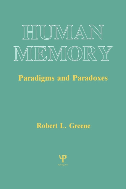 Book cover of: Human Memory