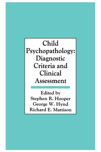 Book cover of: Child Psychopathology