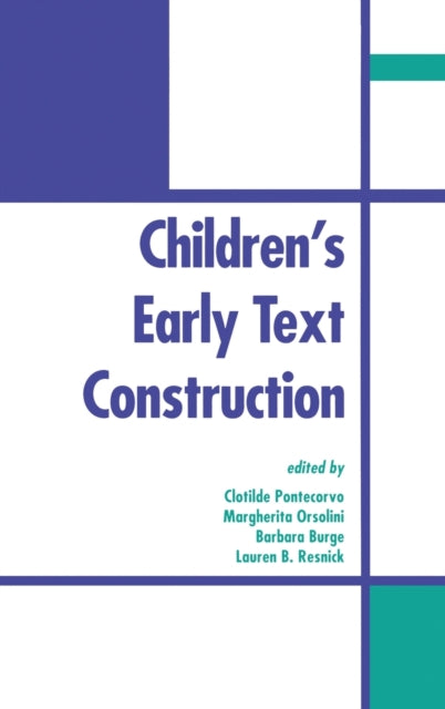Book cover of: Children's Early Text Construction