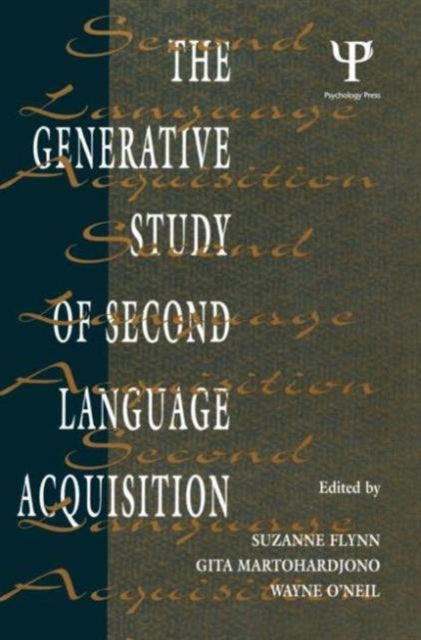 Book cover of: Generative Study of Second Language Acquisition