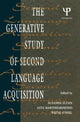 Book cover of: Generative Study of Second Language Acquisition