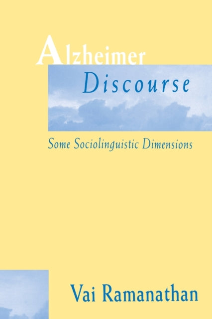 Book cover of: Alzheimer Discourse