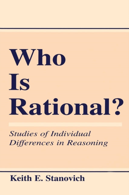 Book cover of: Who Is Rational?