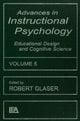 Book cover of: Advances in instructional Psychology, Volume 5. By: Robert Glaser