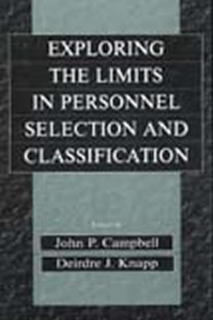 Book cover of: Exploring the Limits in Personnel Selection and Classification