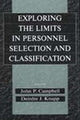 Book cover of: Exploring the Limits in Personnel Selection and Classification