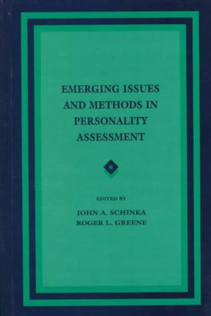 Emerging Issues and Methods in Personality Assessment