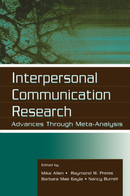 Book cover of: Interpersonal Communication Research