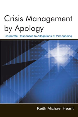 Crisis Management By Apology