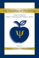 Book cover of: Teaching of Psychology