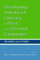 Book cover of: Developing Advanced Literacy in First and Second Languages