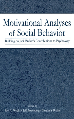 Motivational Analyses of Social Behavior